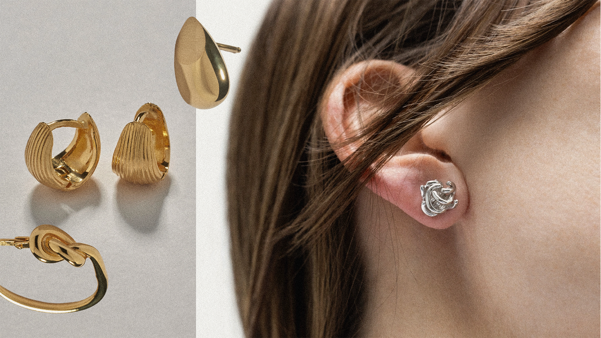 CINCO Jewelry everyday earrings selection showcasing gold and silver designs for comfortable daily wear.