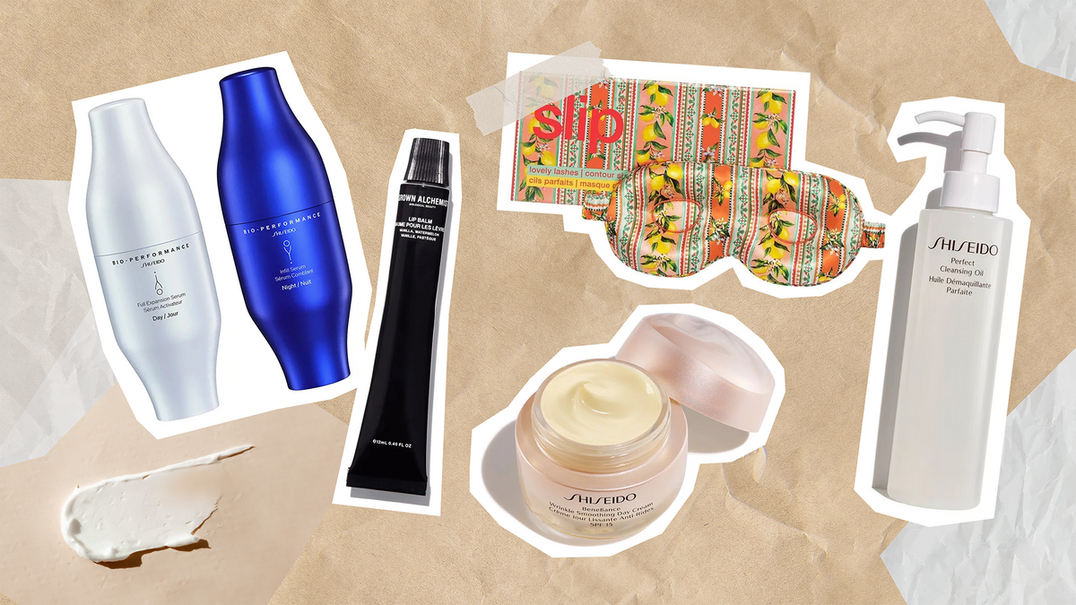 Daily skincare routine tips featuring Shiseido products and a lip balm for healthy skin.
