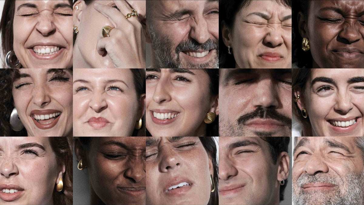 Faces exuding joy while showcasing modern femininity jewelry pieces from CINCO Jewelry.