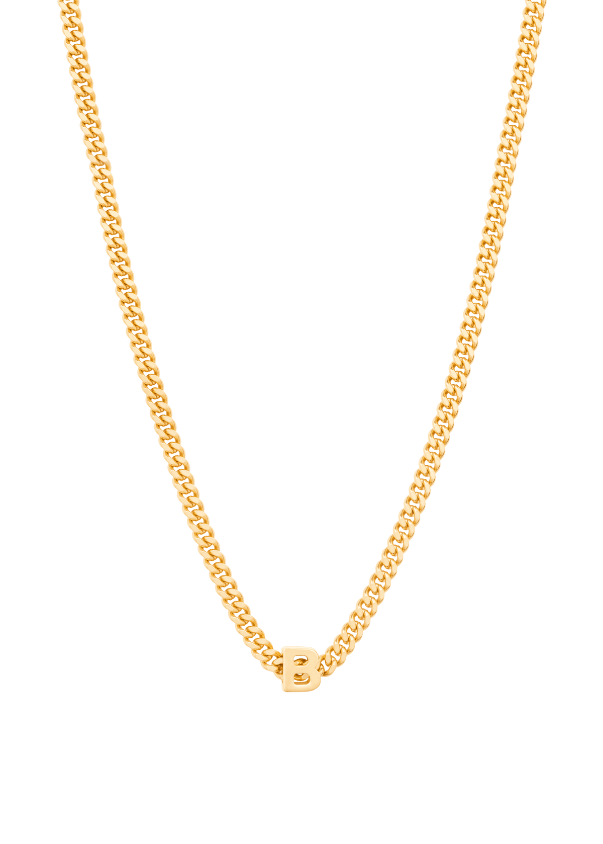 alphabet necklace with pendant B Necklaces