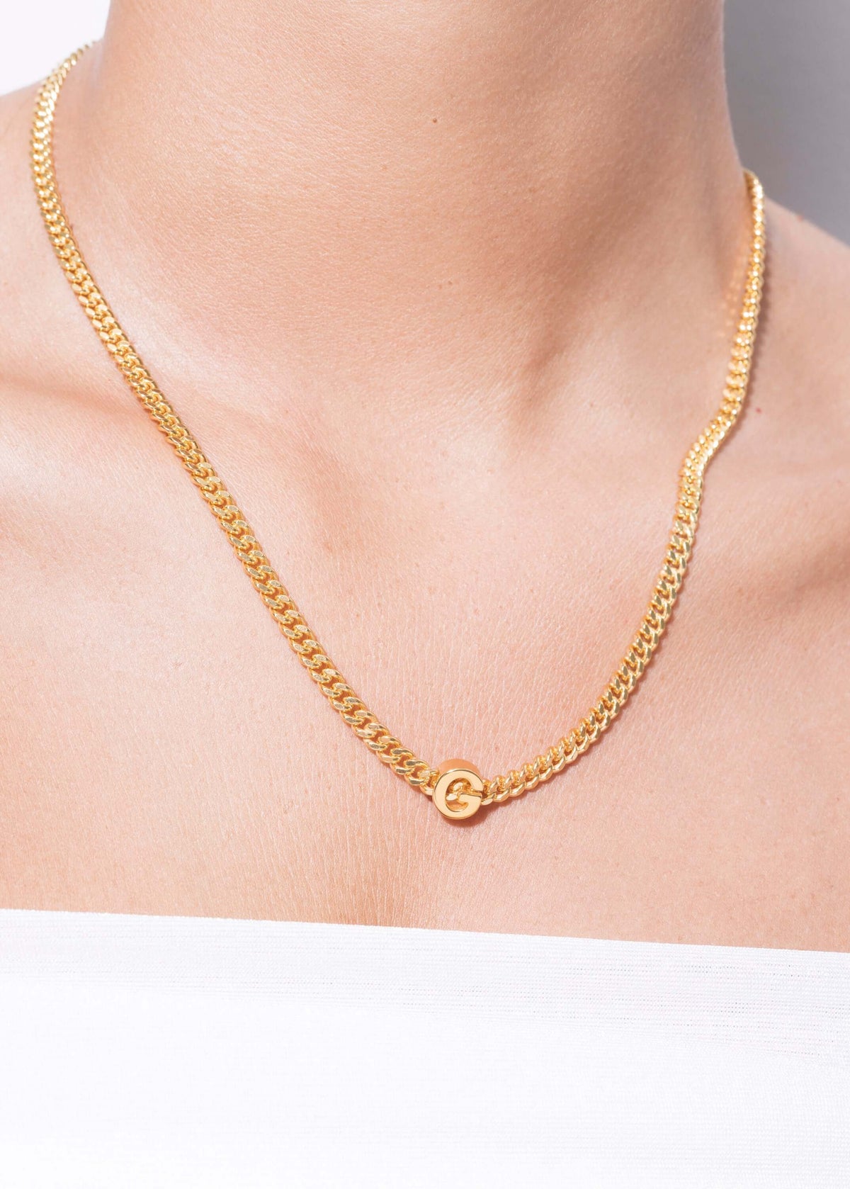 alphabet necklace with pendant G Necklaces