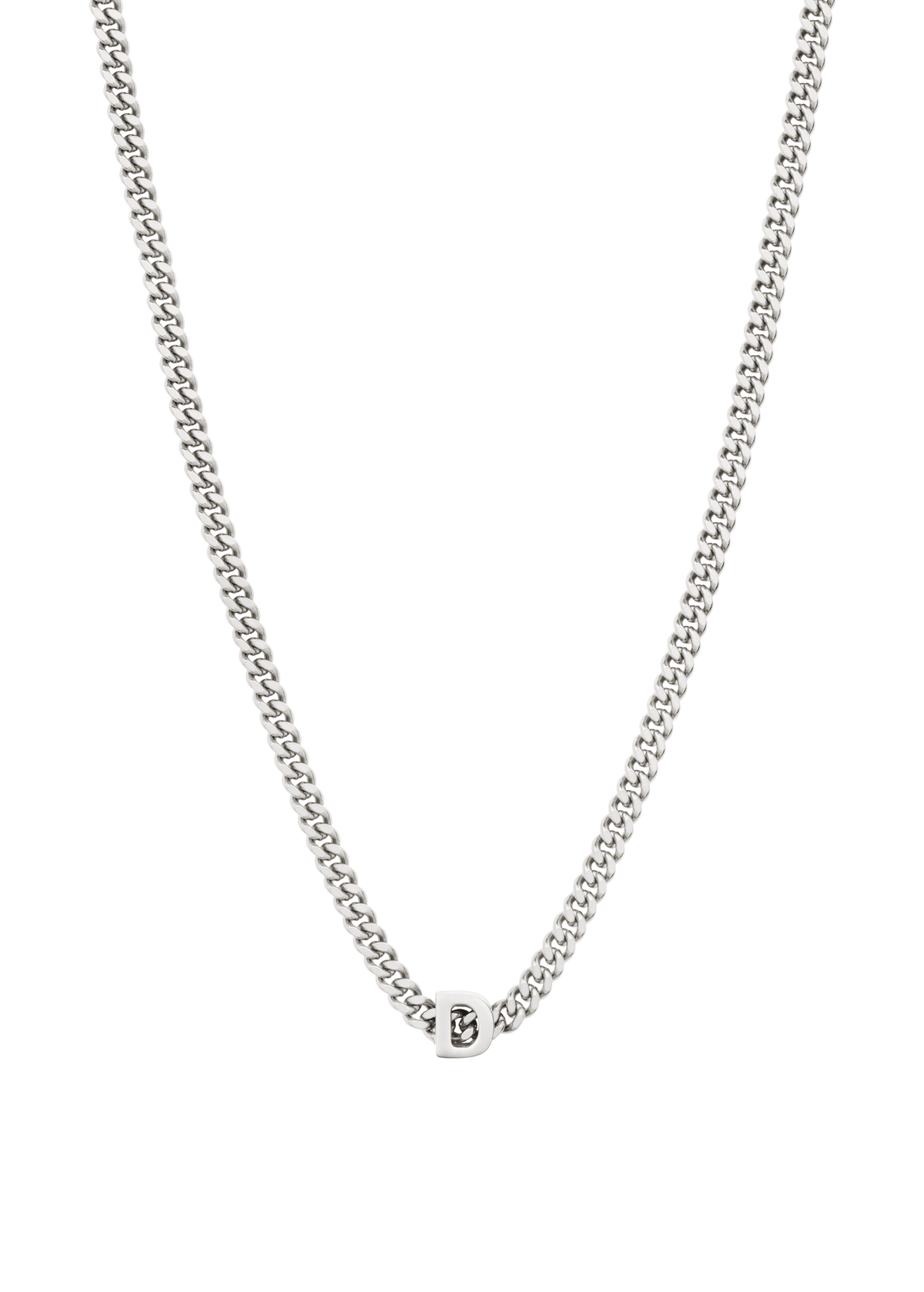 alphabet necklace with pendant D Necklaces