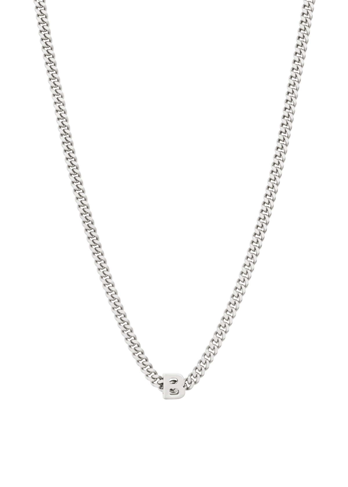 alphabet necklace with pendant B Necklaces