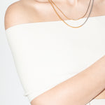dona margo choker two tone necklaces CINCO