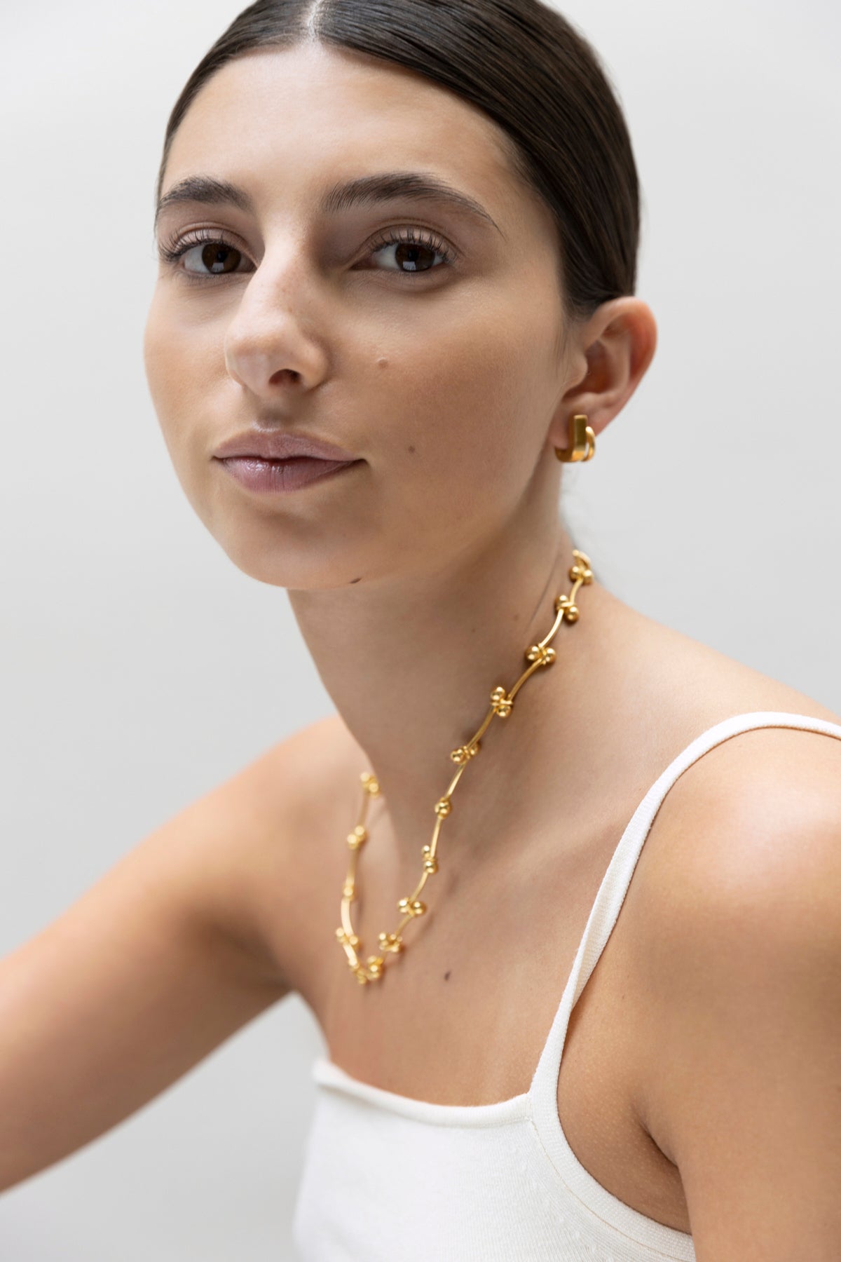 fiona huggies earrings