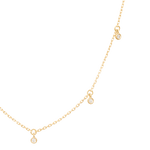 five lucky diamonds 18k necklace necklace