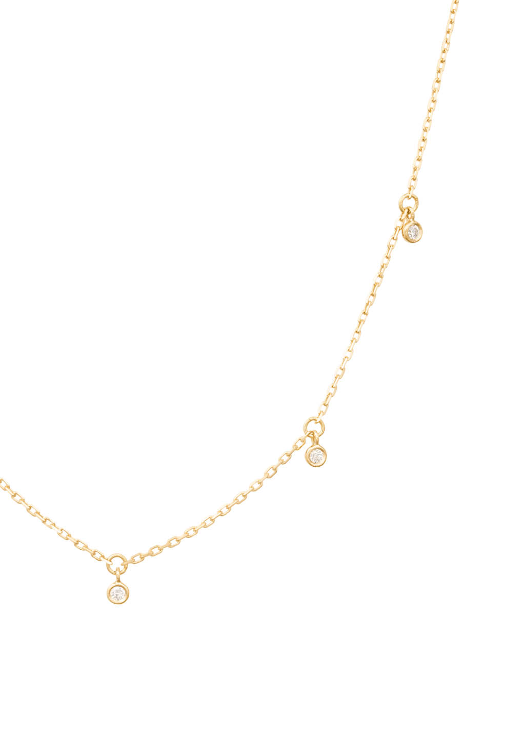 five lucky diamonds 18k necklace necklace