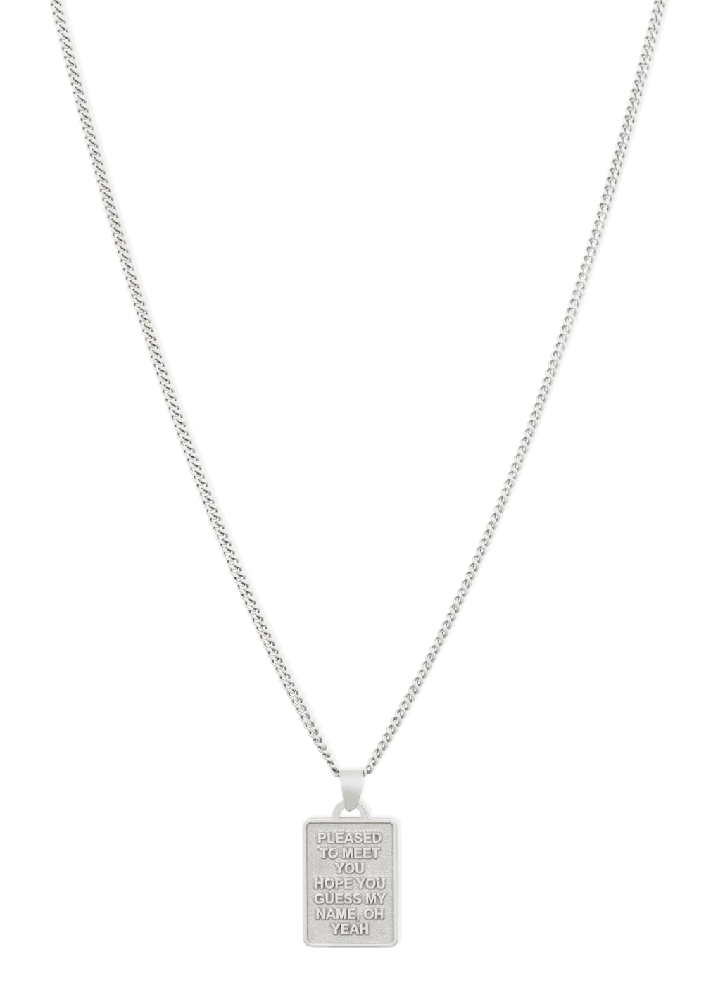 jodie shaped necklace Necklaces CINCO silver