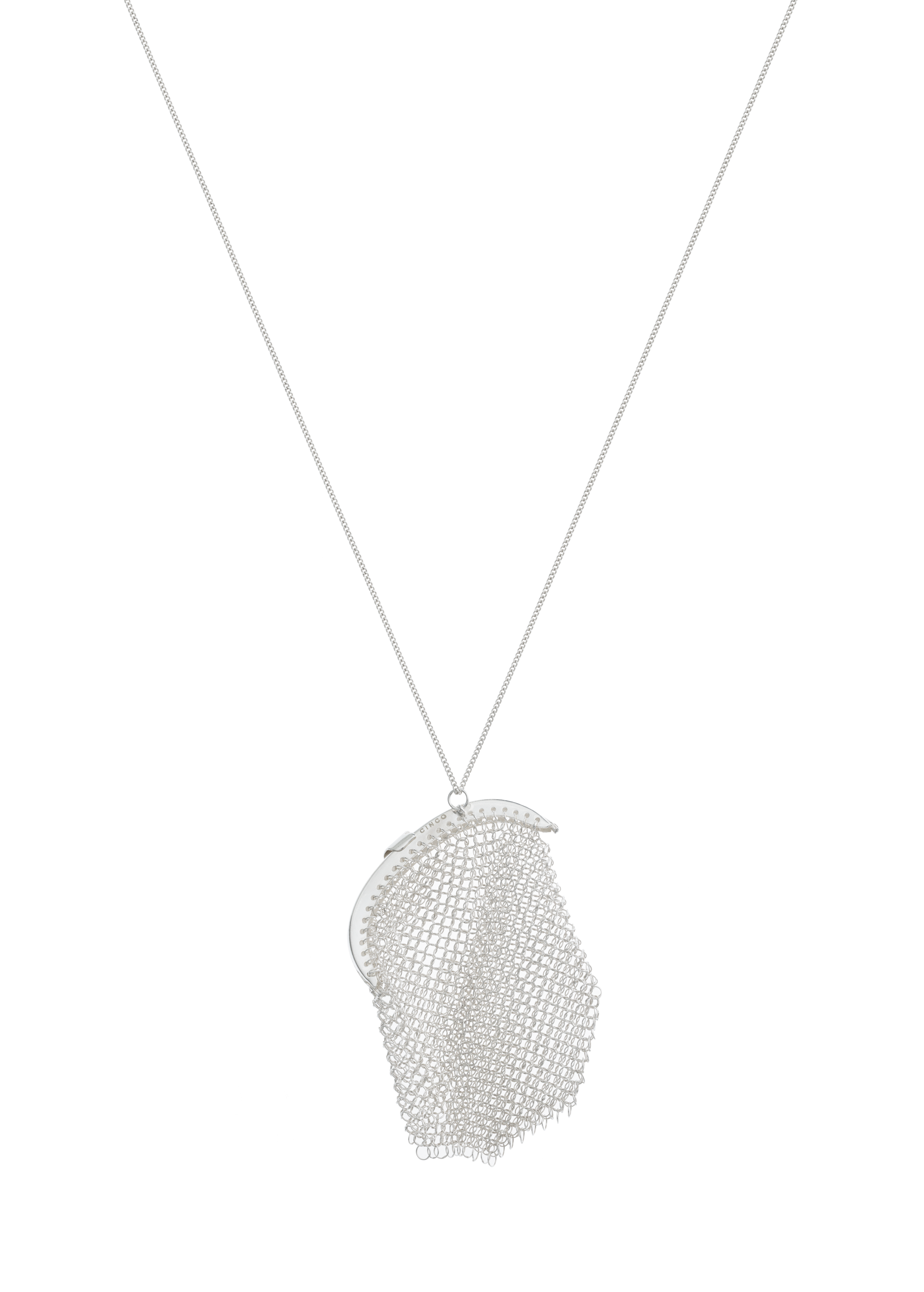 mesh wallet necklace