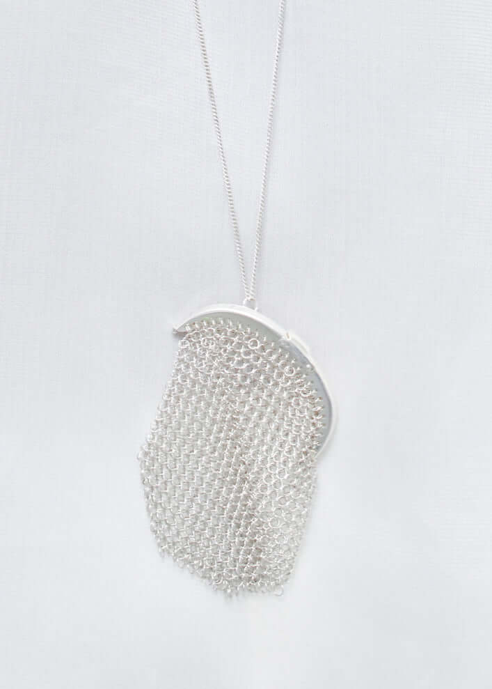 Mesh wallet necklace Necklaces