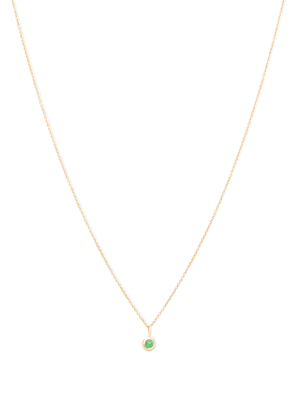 Mock necklace 18k emerald Necklaces