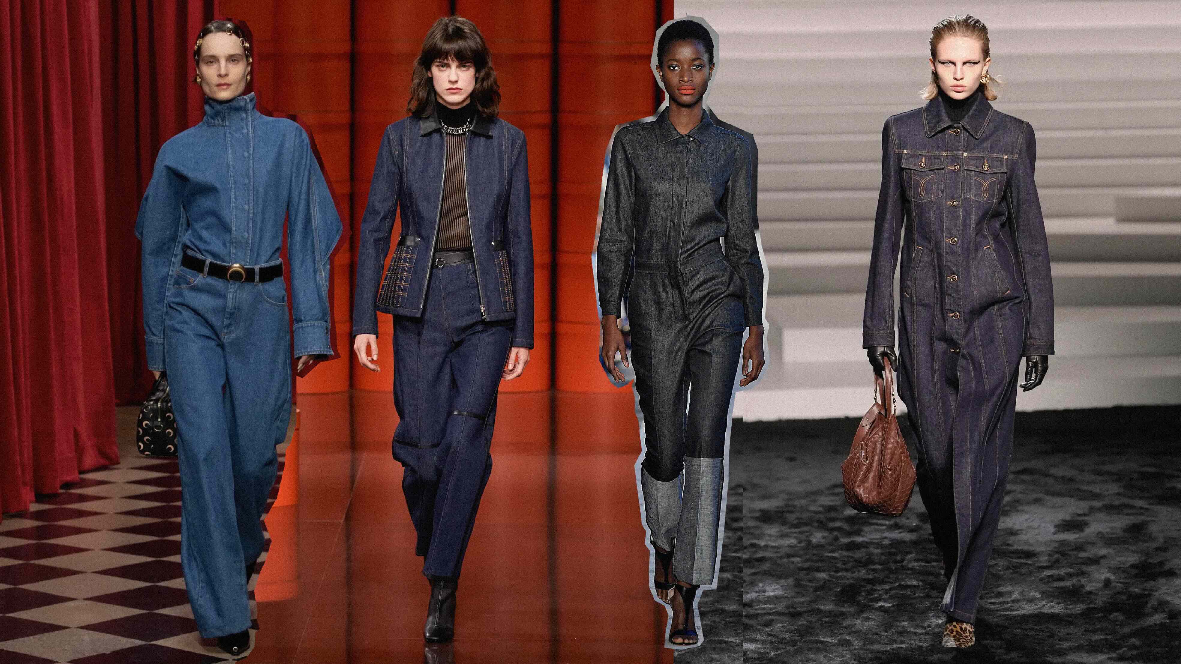 Dark Denim, Light Jewelry: How to Master Contrast This Season