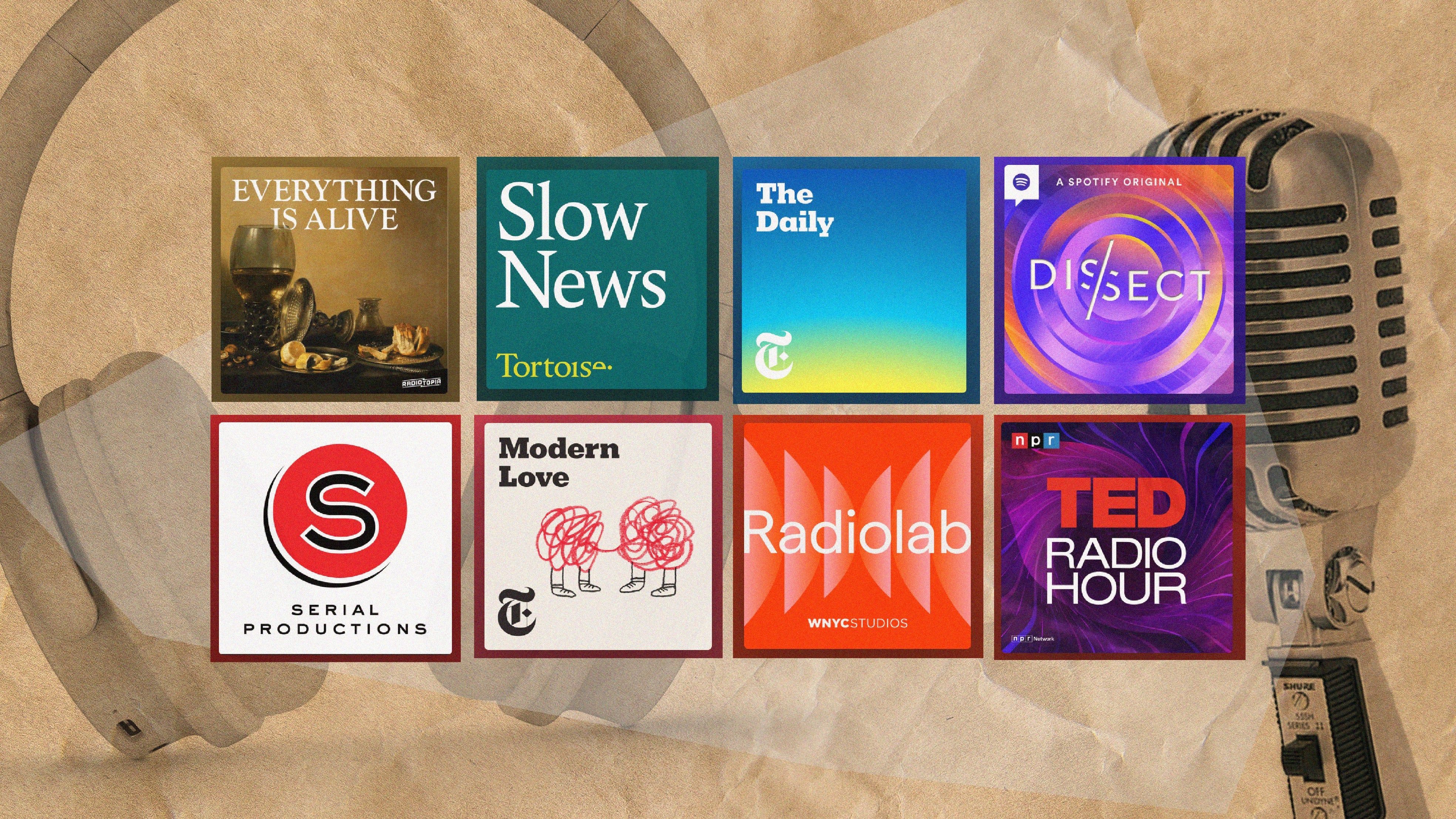 the top 8 podcasts to listen to right now