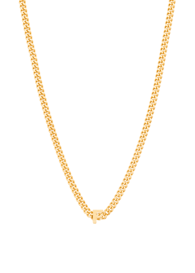 alphabet necklace with pendant F Necklaces