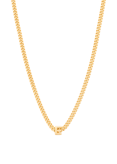 alphabet necklace with pendant E