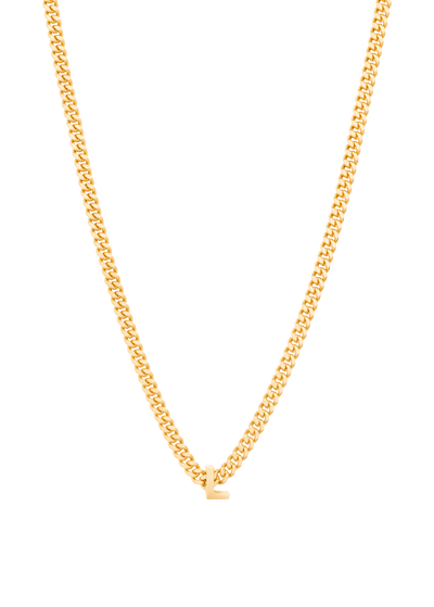 alphabet necklace with pendant L Necklaces