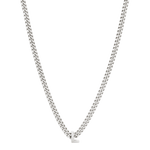 alphabet necklace with pendant L in silver