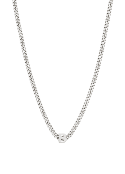 alphabet necklace with pendant B Necklaces
