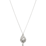 baidu necklace in silver