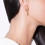 bela huggies earrings