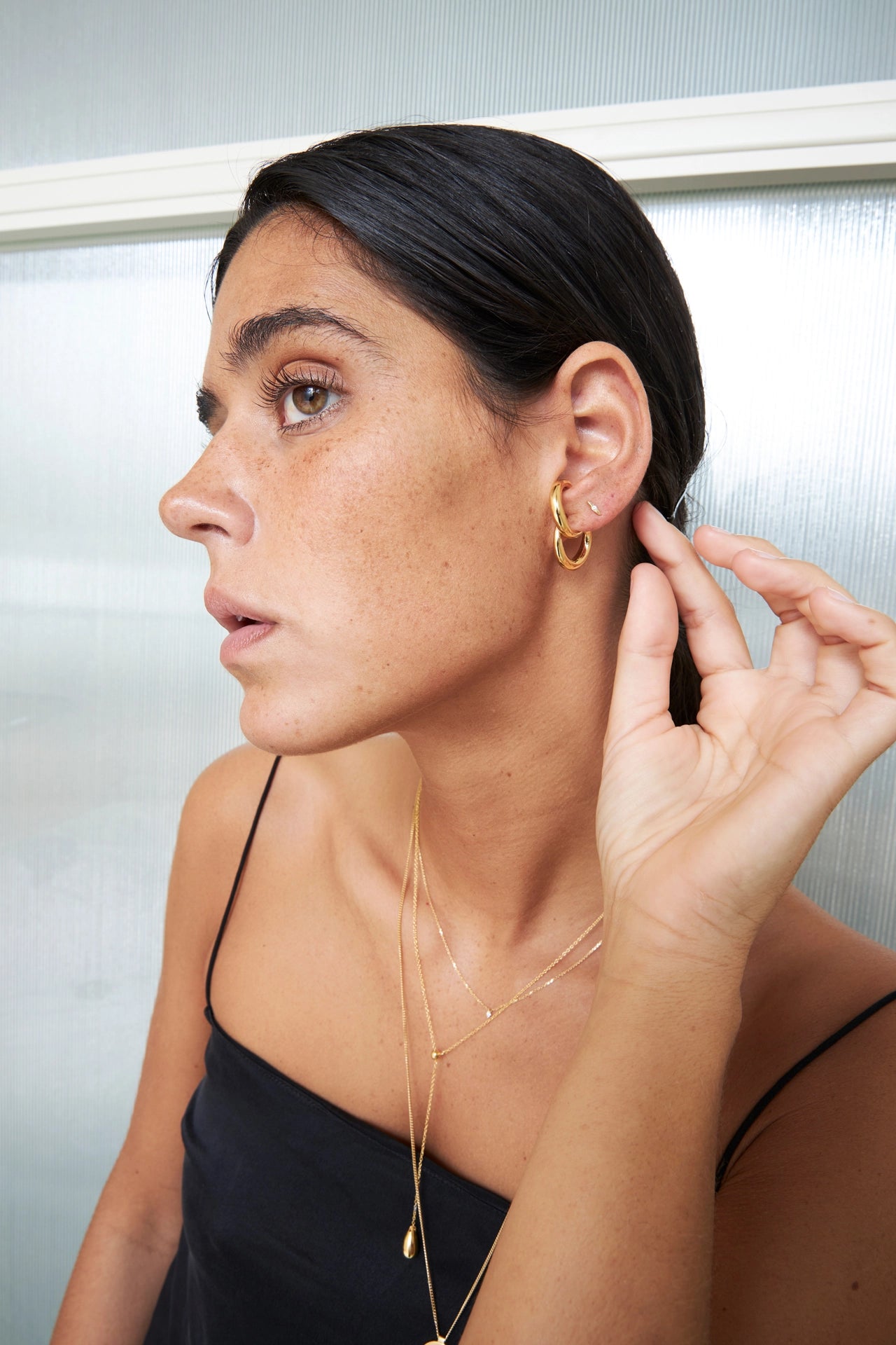 Clara Hidden Hoops Earrings