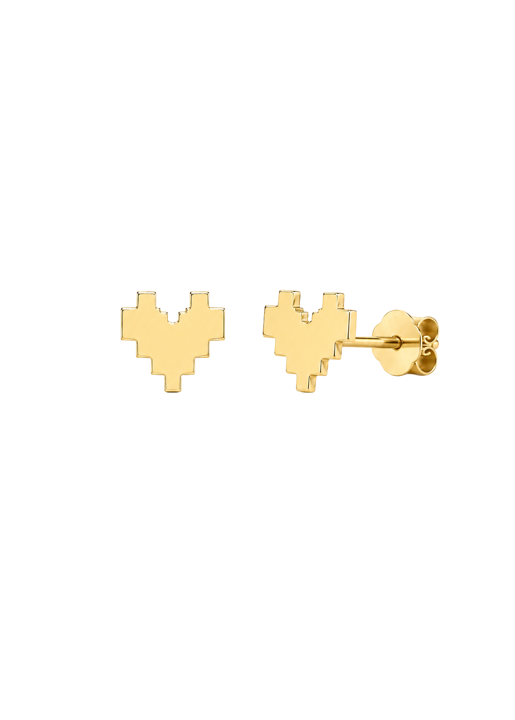 PIXEL Heart Mini Earrings Earrings