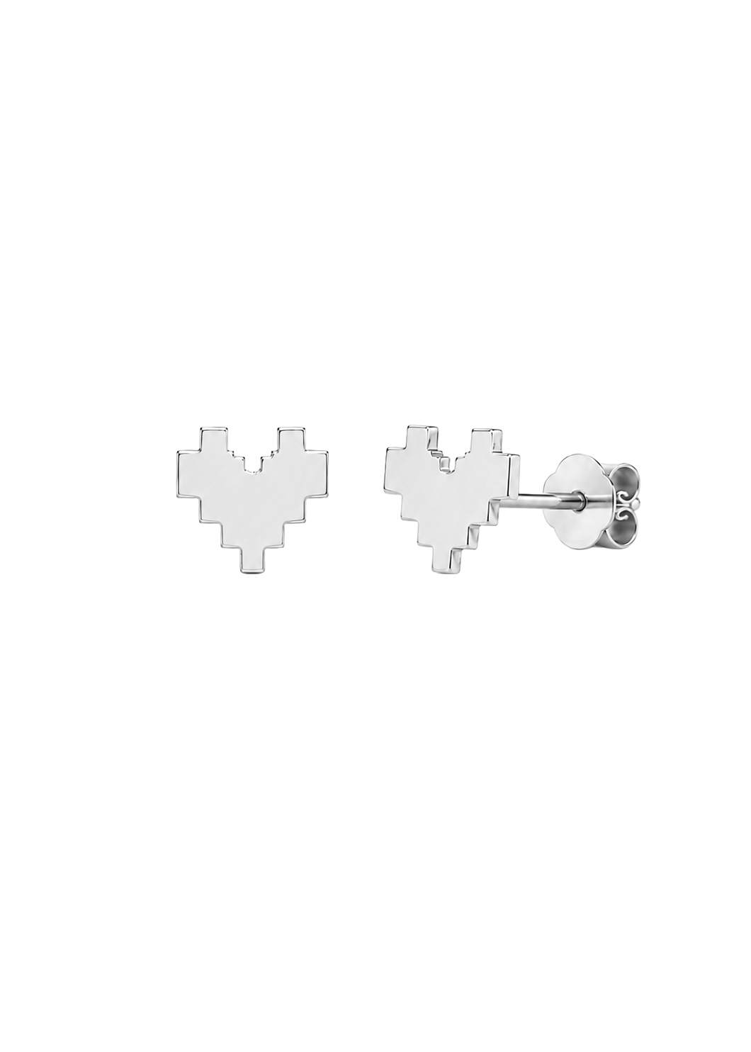 PIXEL Heart Mini Earrings Earrings