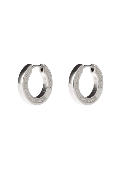 Jodie engraved huggies Earrings