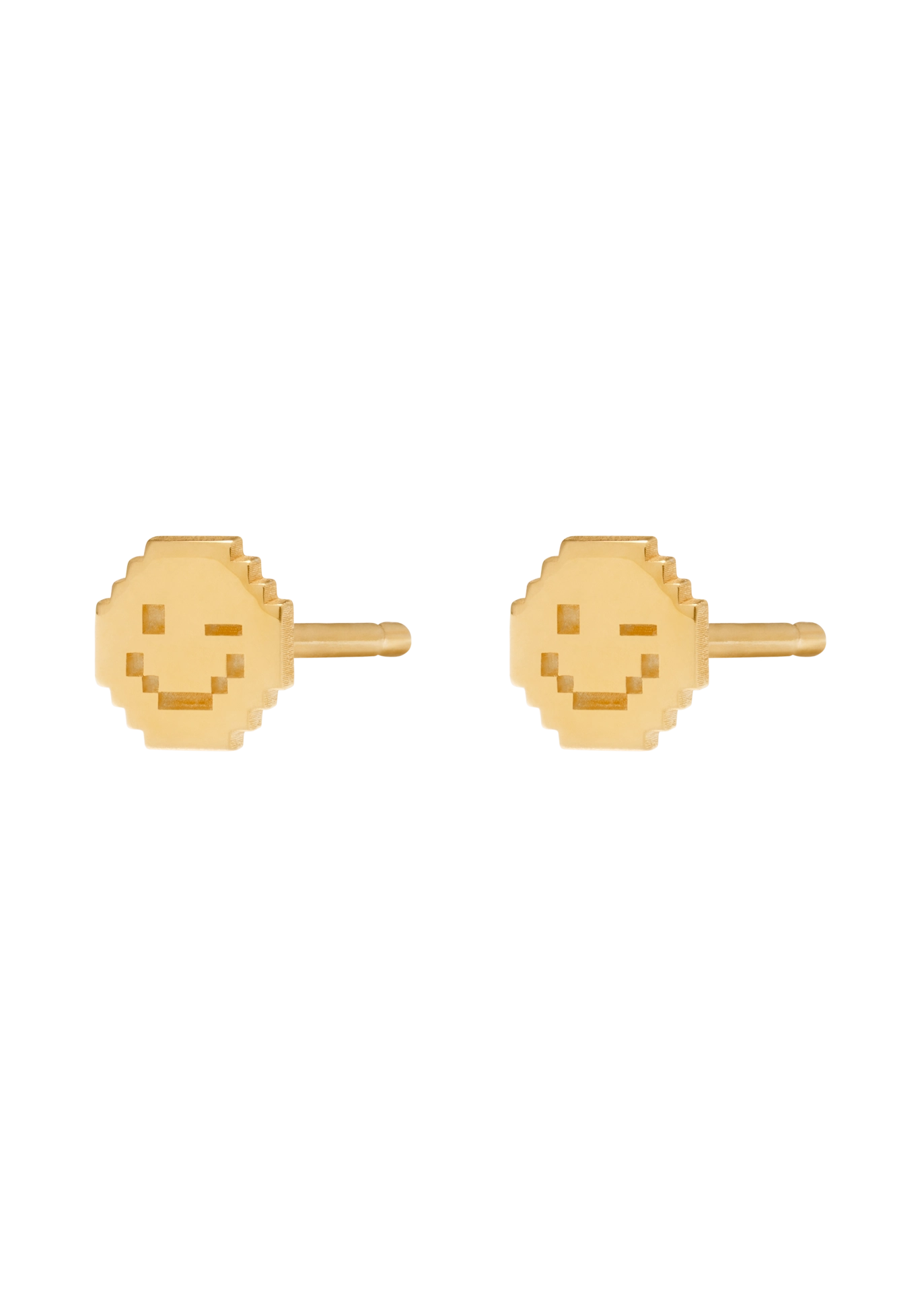 PIXEL Smile Wink Mini Earrings