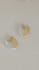 Lara two tone earrings earrings