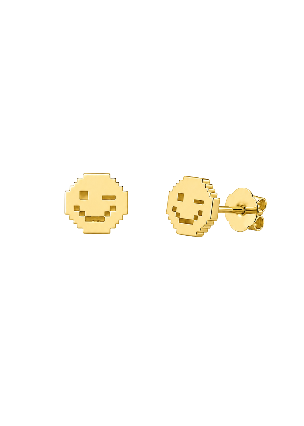 PIXEL Smile Wink Mini Earrings Earrings