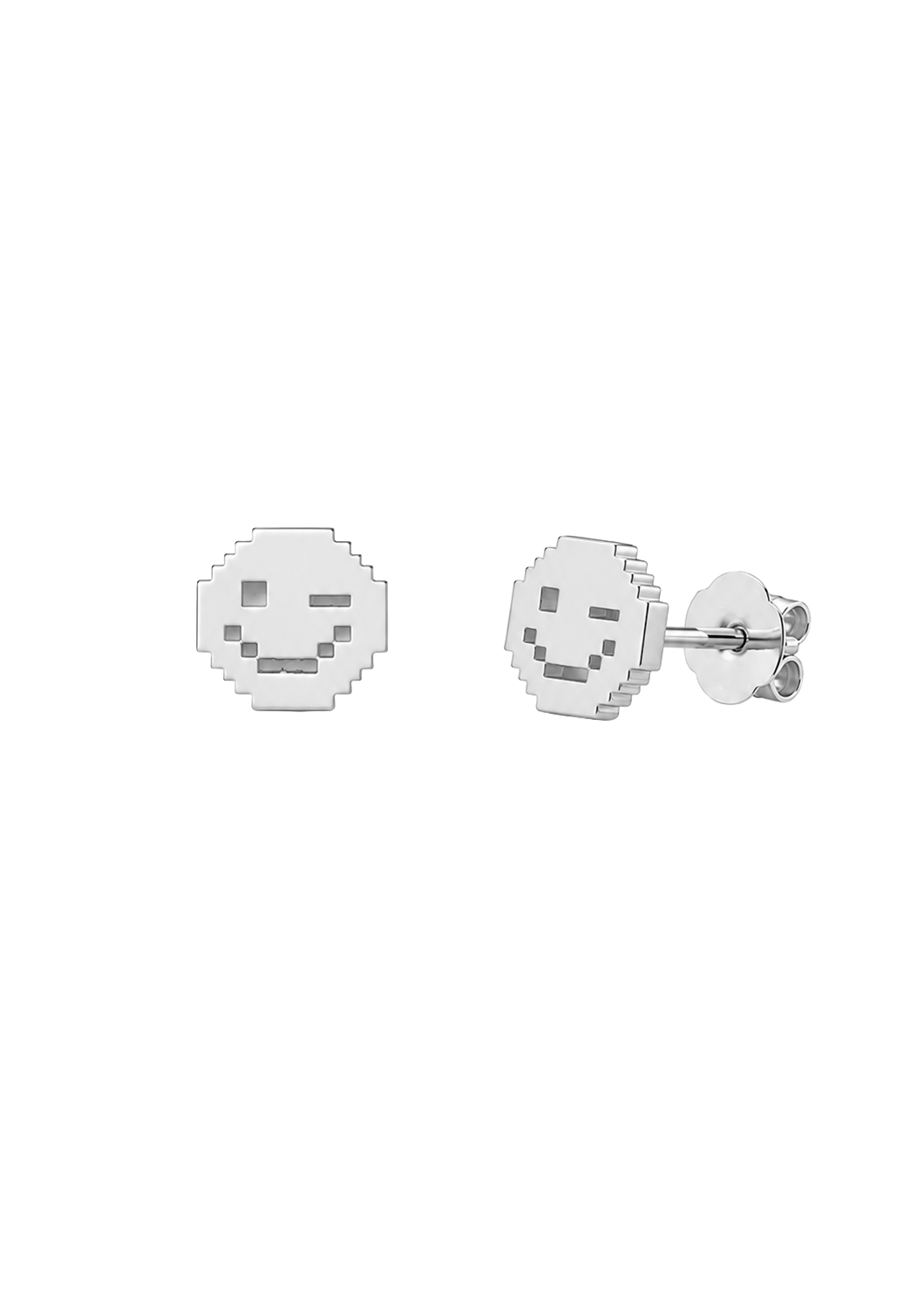PIXEL Smile Wink Mini Earrings Earrings